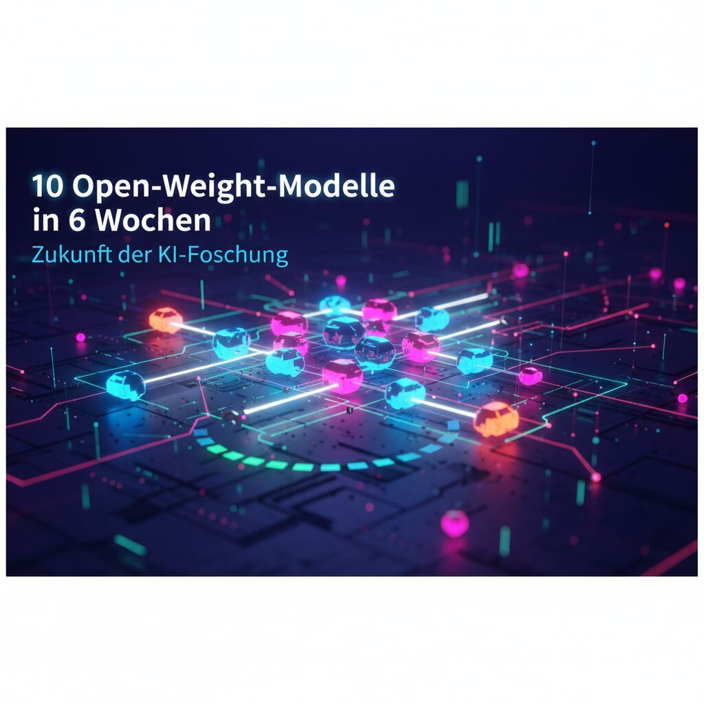 10 Open-Weight-Modelle in 6 Wochen