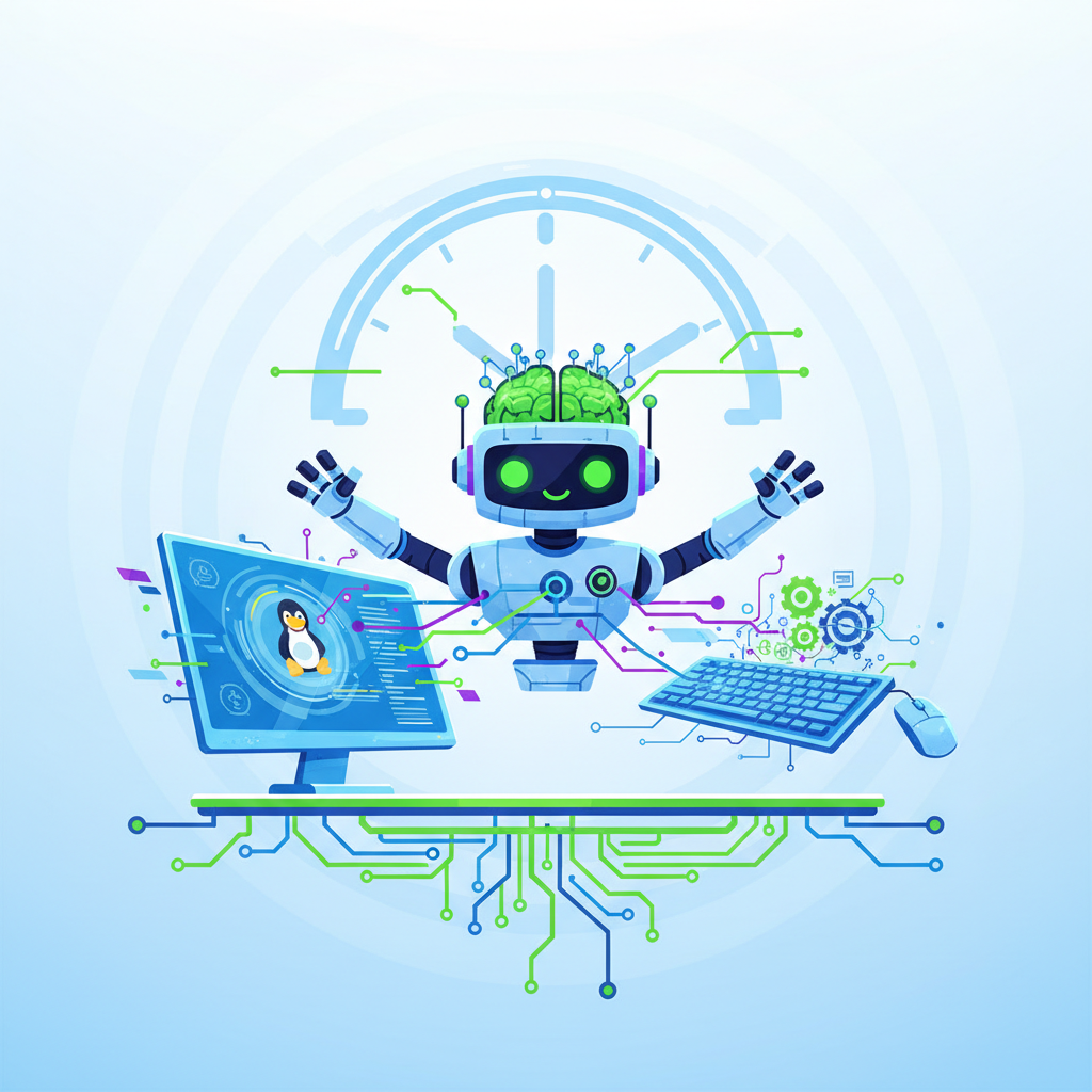 GLM-5.1 baut Linux-Desktop in 8 Stunden