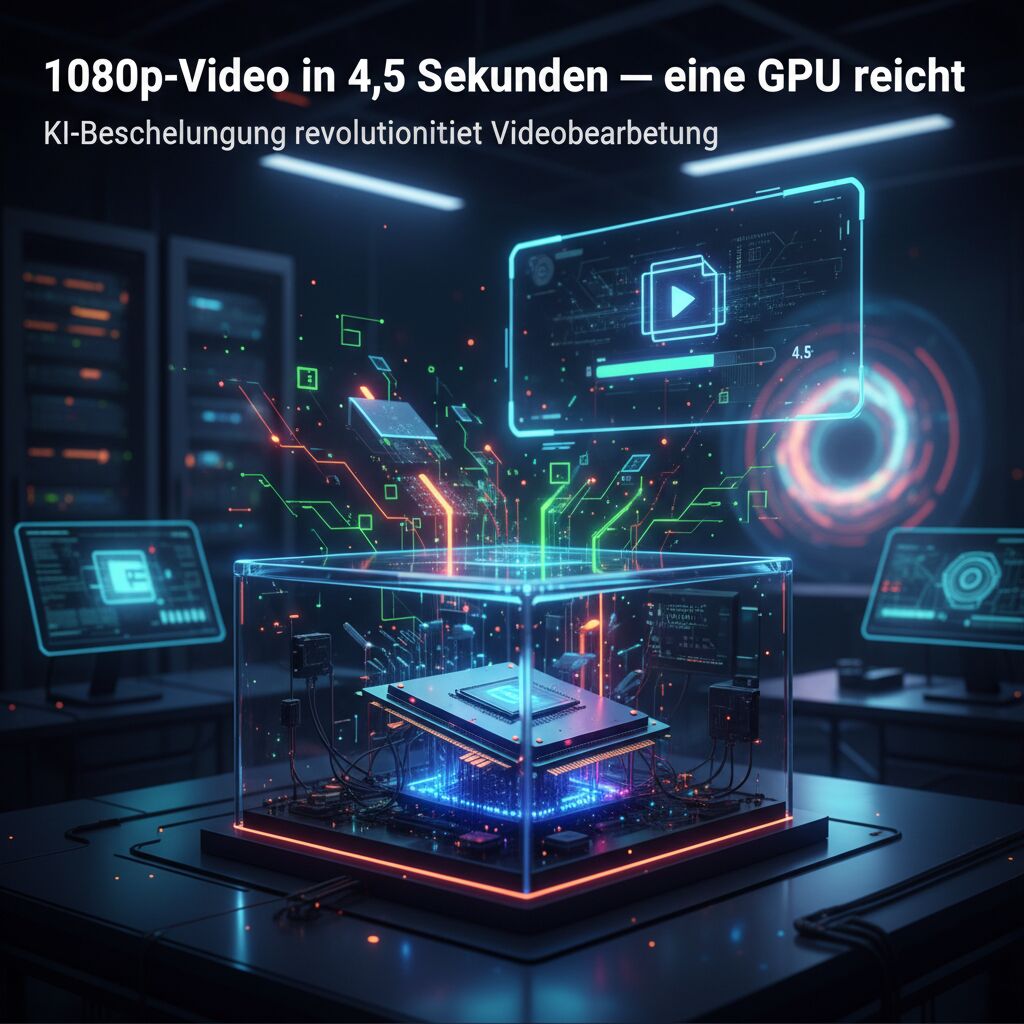 1080p-Video in 4,5 Sekunden — eine GPU reicht