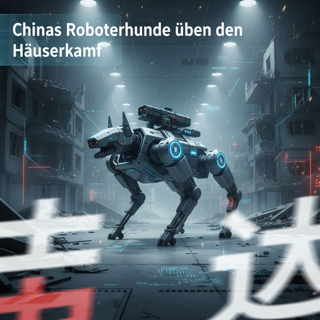 Chinas Roboterhunde üben den Häuserkampf