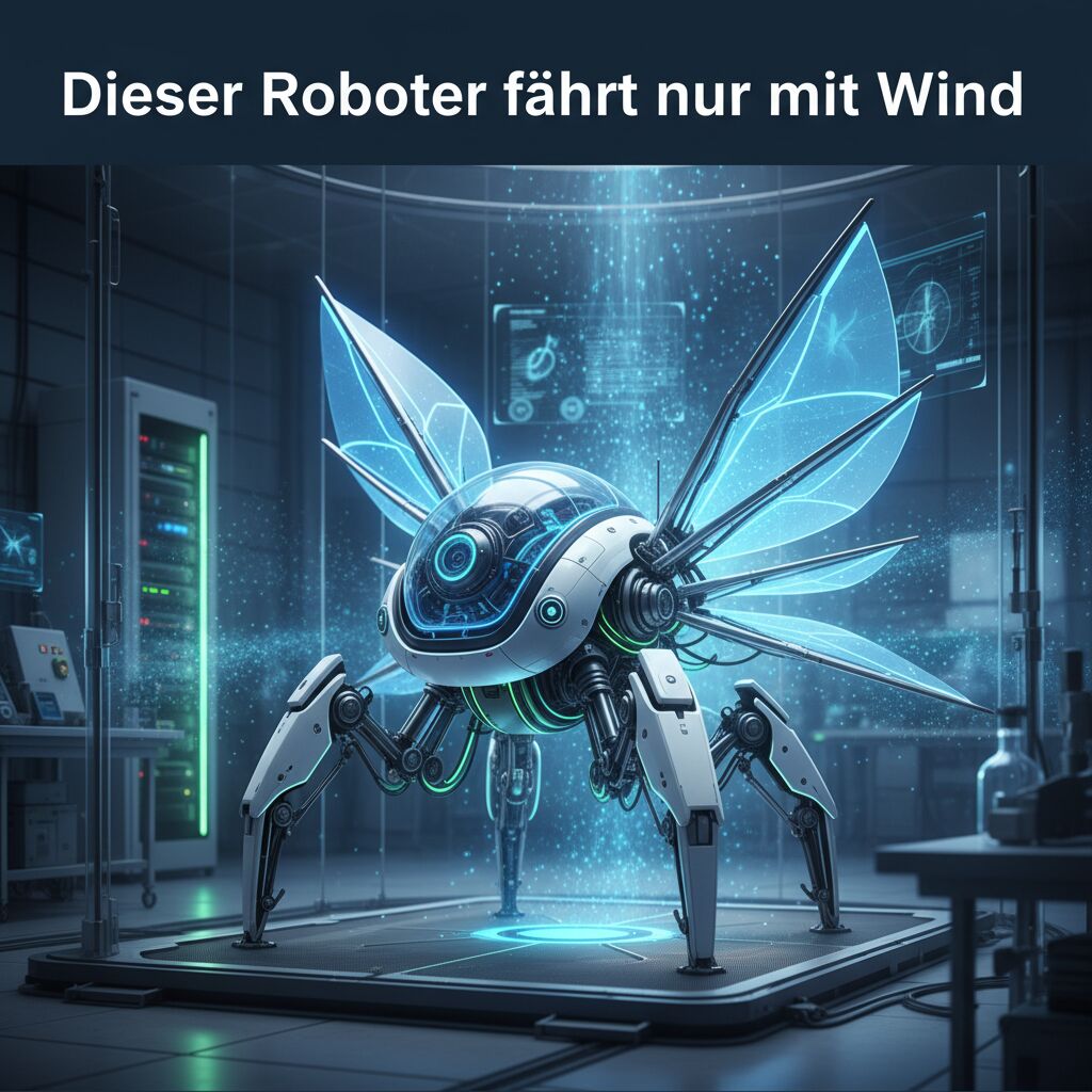 Dieser Roboter fährt nur mit Wind
