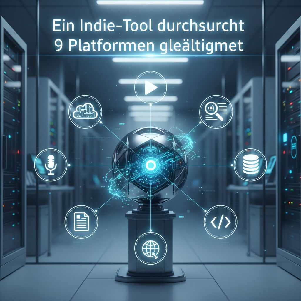 Ein Indie-Tool durchsucht 9 Plattformen gleichzeitig