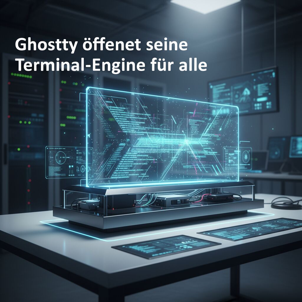 Ghostty öffnet seine Terminal-Engine für alle