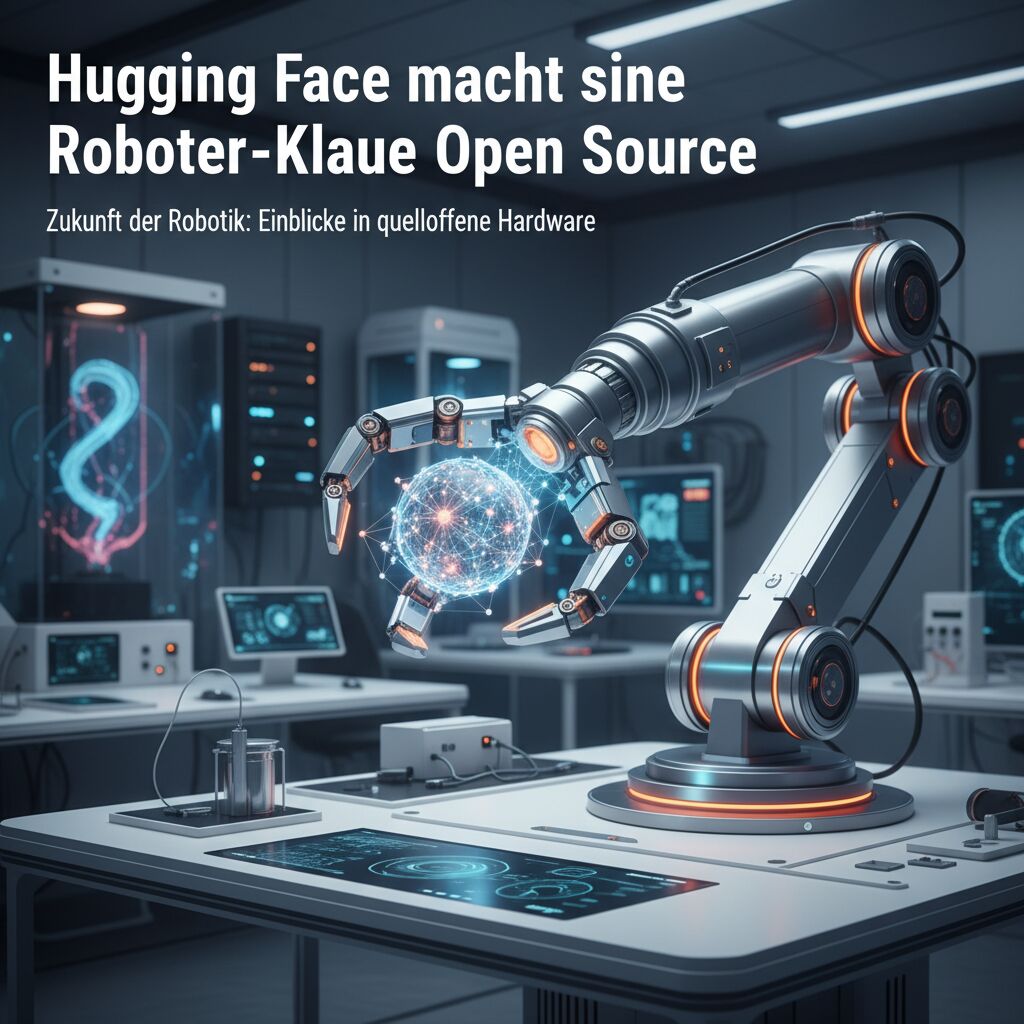 Hugging Face macht seine Roboter-Klaue Open Source