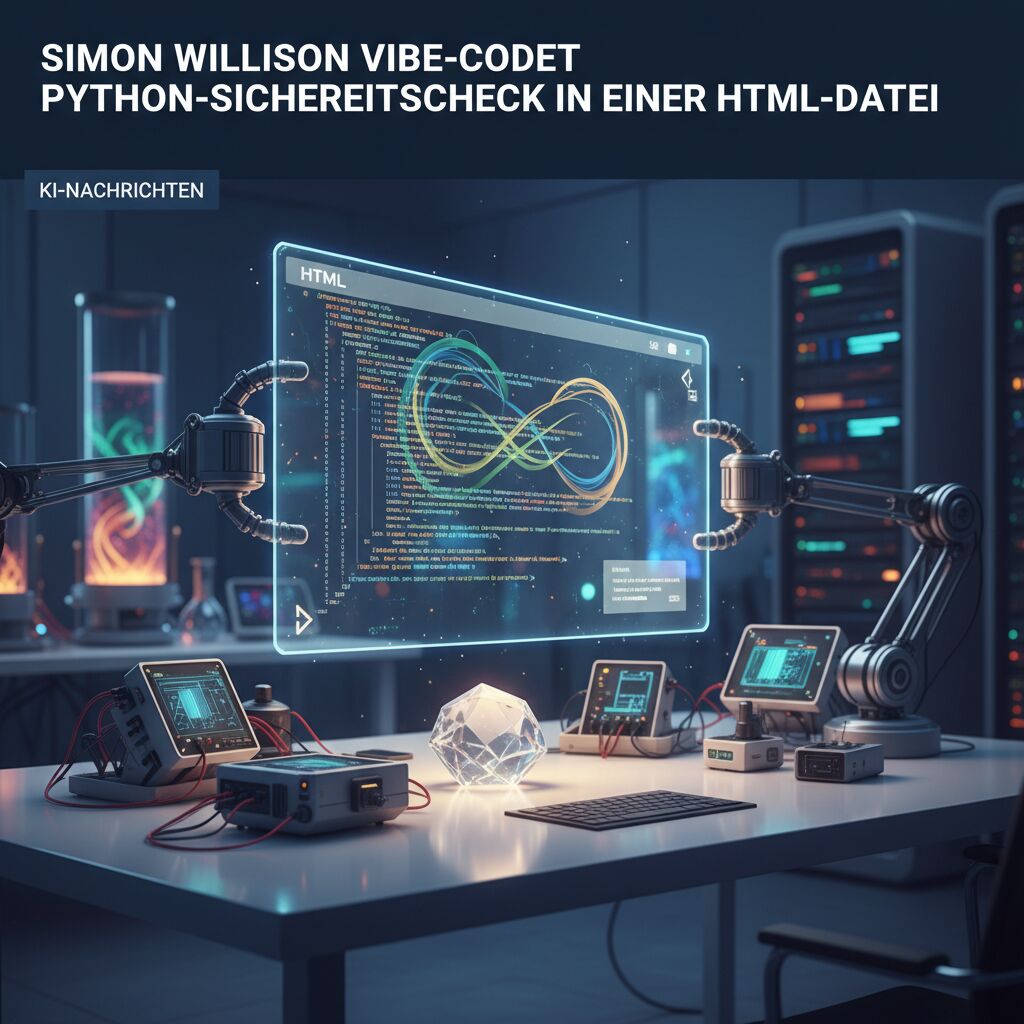 Simon Willison vibe-codet Python-Sicherheitscheck in einer HTML-Datei