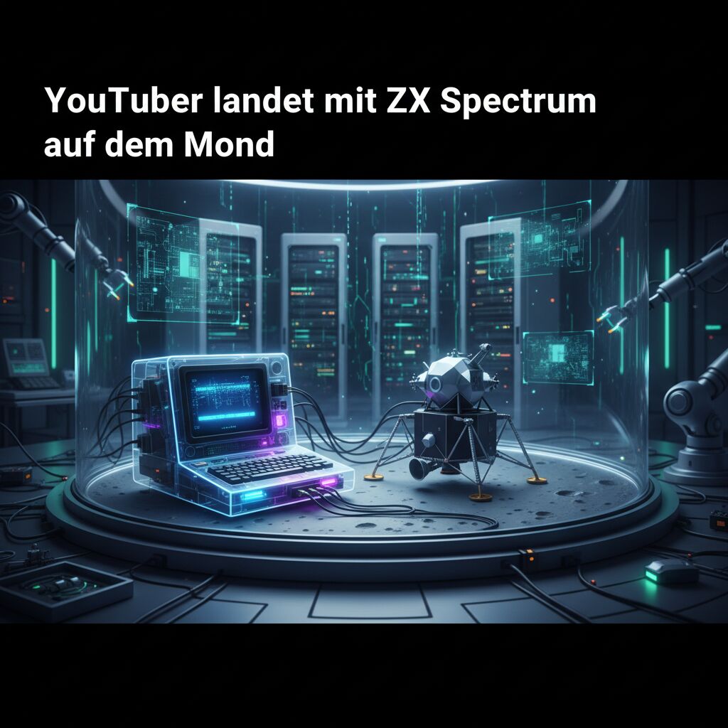 YouTuber landet mit ZX Spectrum auf dem Mond