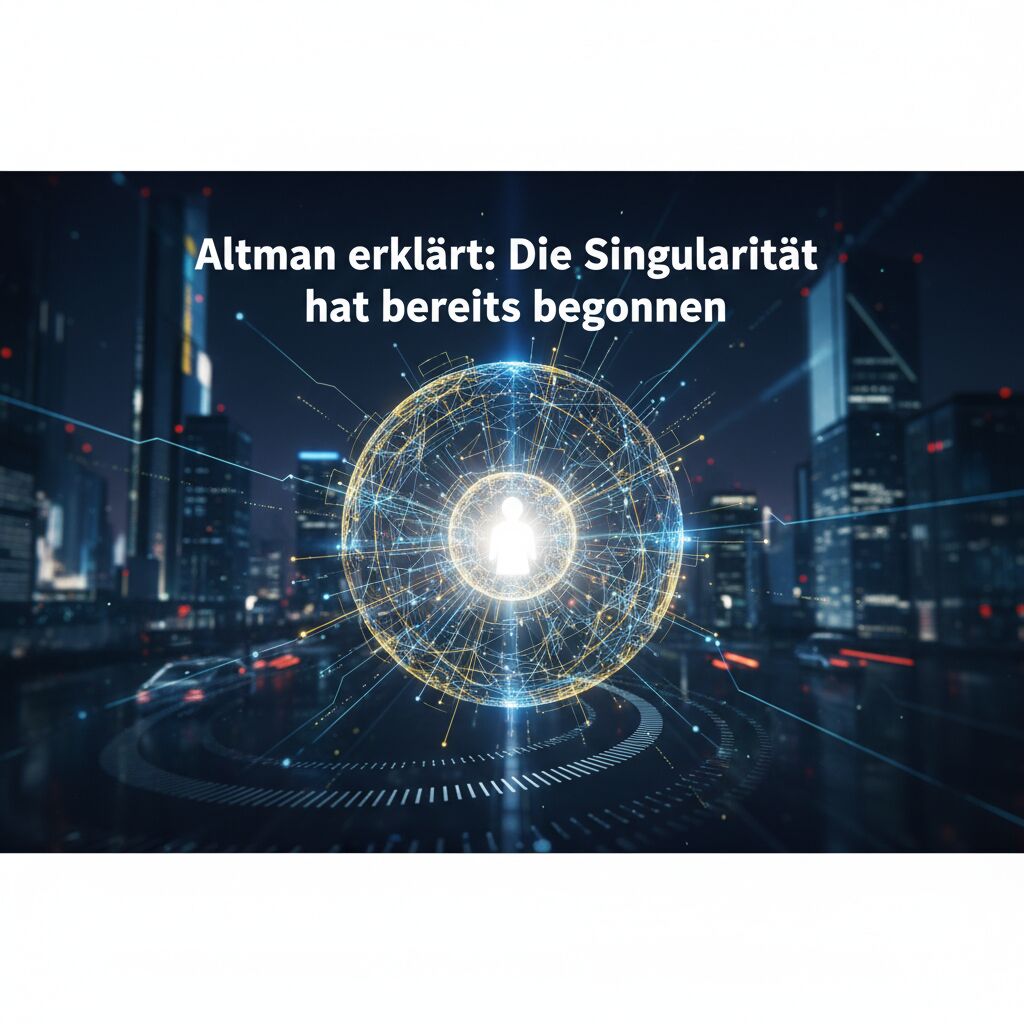Altman erklärt: Die Singularität hat bereits begonnen
