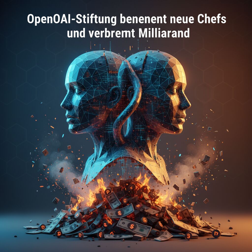 OpenAI-Stiftung benennt neue Chefs und verbrennt Milliarden