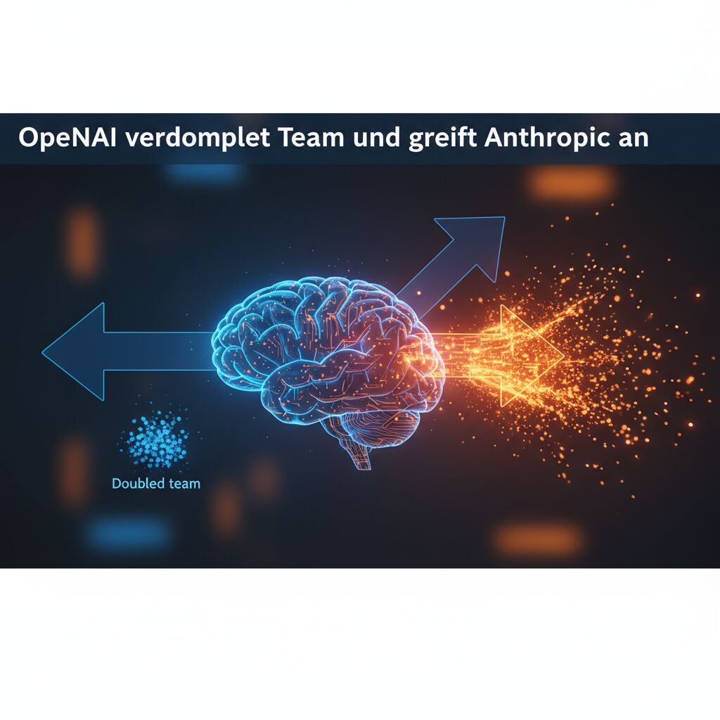 OpenAI verdoppelt Team und greift Anthropic an