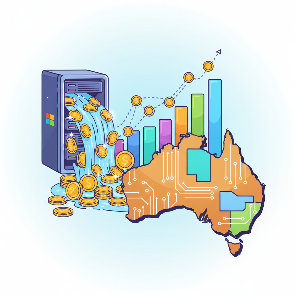 Microsoft pumpt 18 Milliarden Dollar nach Australien