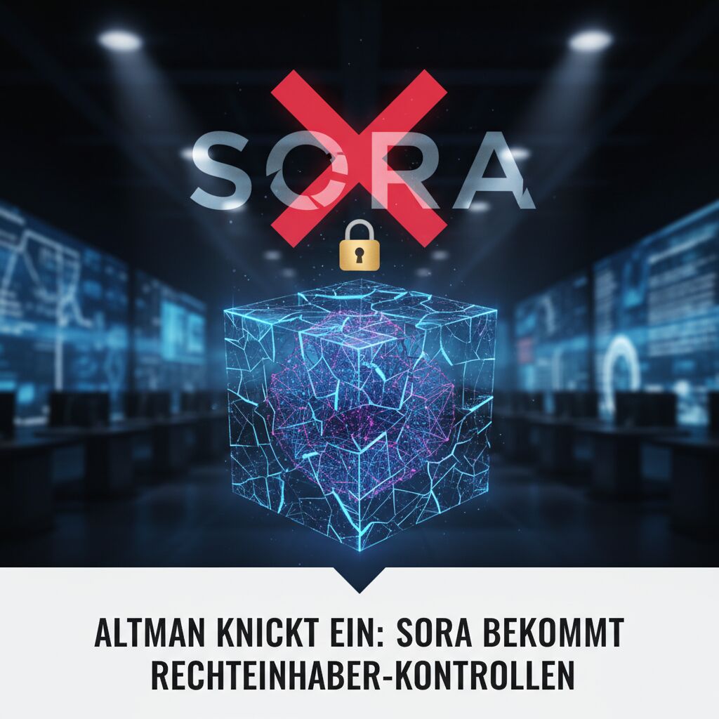 Altman knickt ein: Sora bekommt Rechteinhaber-Kontrollen