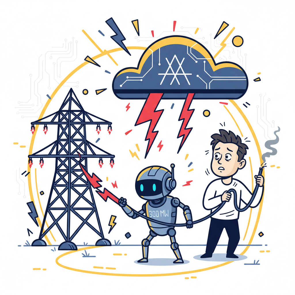 Anthropic klaut Elon Musk 300 Megawatt KI-Kraft