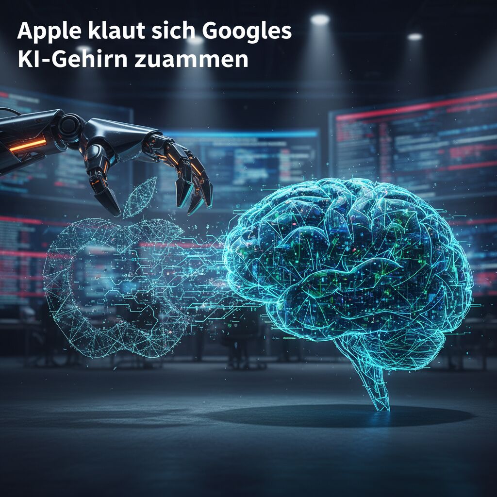 Apple klaut sich Googles KI-Gehirn zusammen