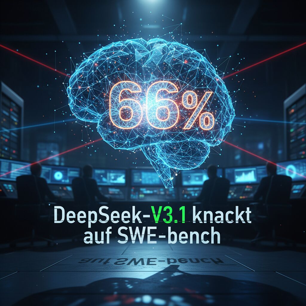 DeepSeek-V3.1 knackt 66% auf SWE-bench