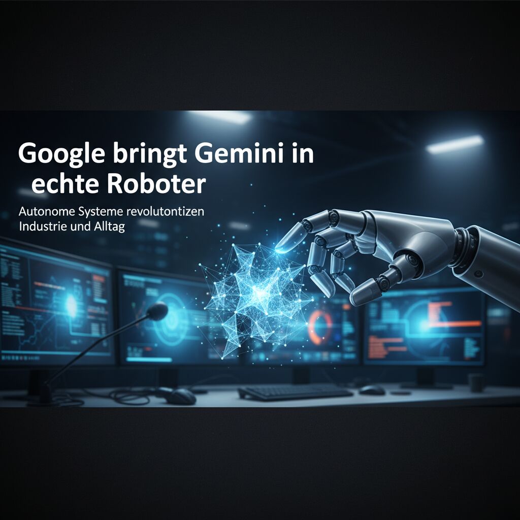 Google bringt Gemini in echte Roboter