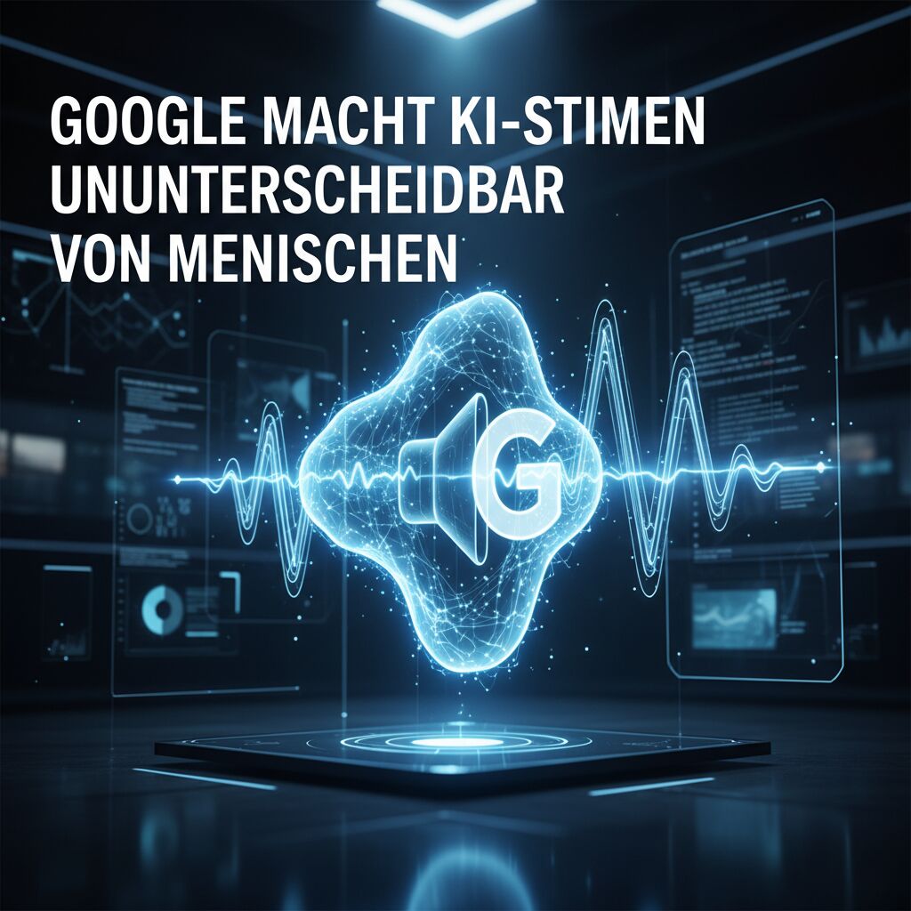 Google macht KI-Stimmen ununterscheidbar von Menschen