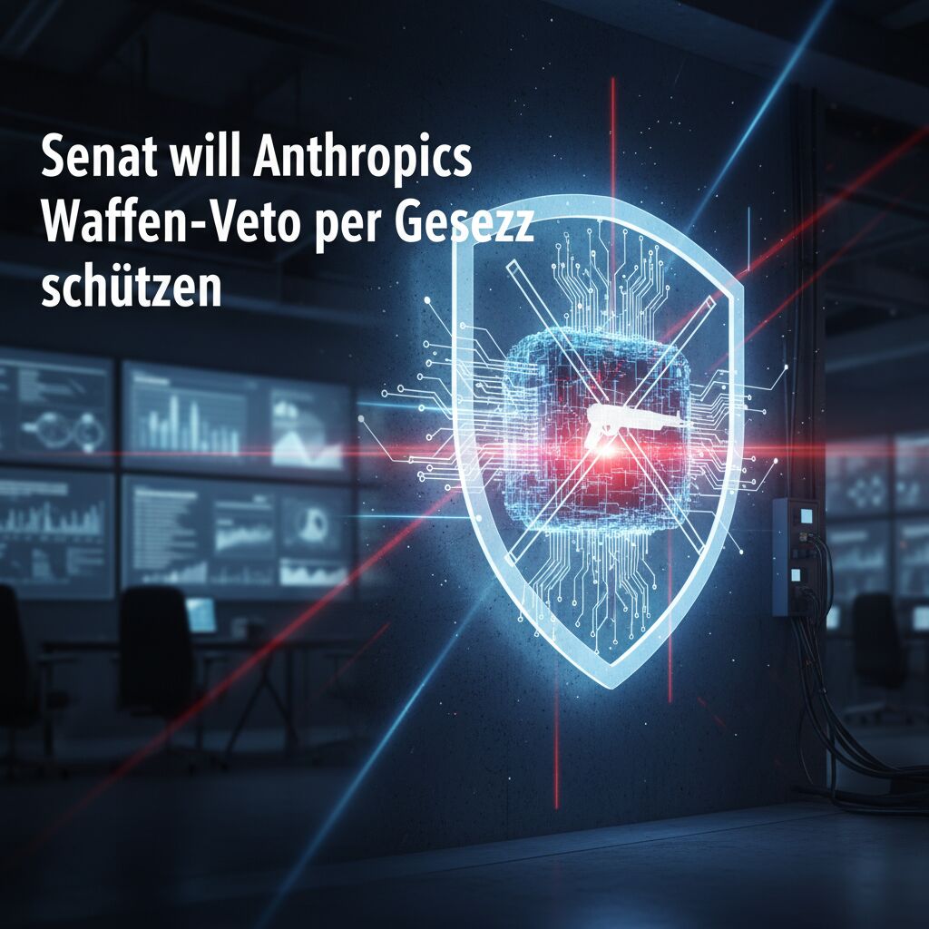 Senat will Anthropics Waffen-Veto per Gesetz schützen