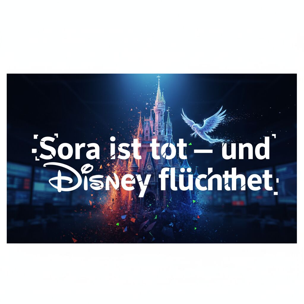 Sora ist tot — und Disney flüchtet