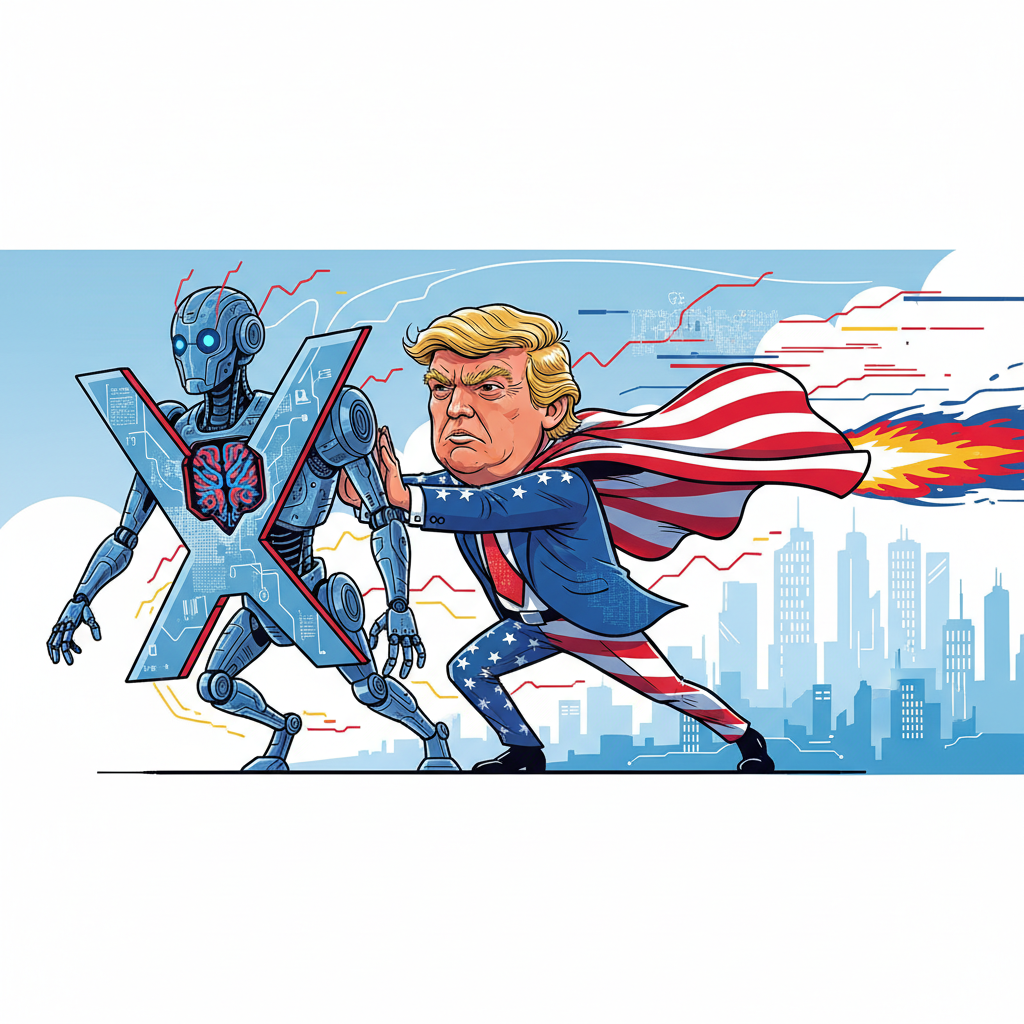 Trump-Regierung kämpft für Musks KI-Firma