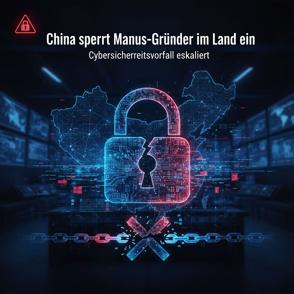 China sperrt Manus-Gründer im Land ein