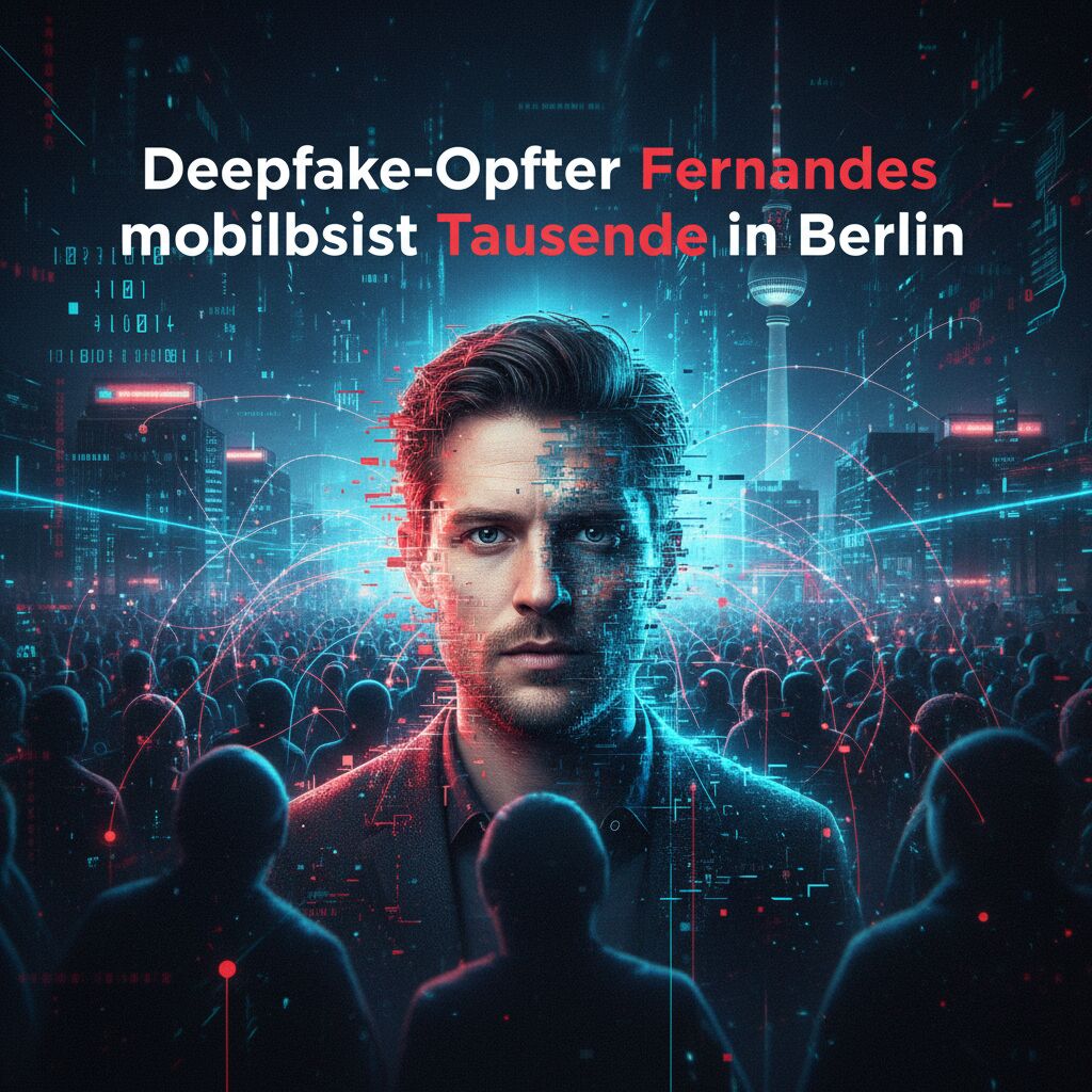 Deepfake-Opfer Fernandes mobilisiert Tausende in Berlin