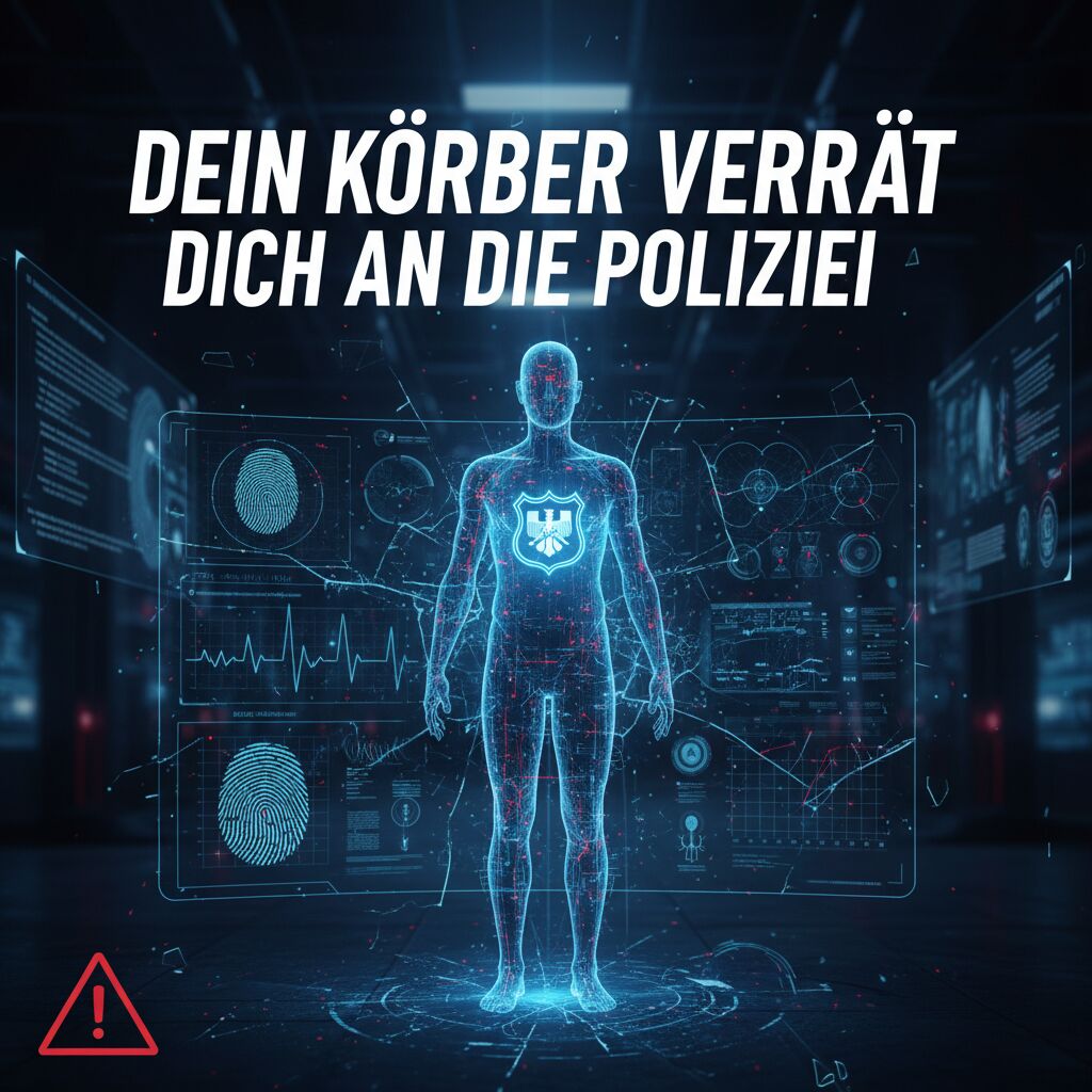 Dein Körper verrät dich an die Polizei