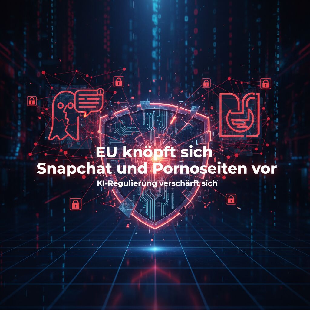 EU knöpft sich Snapchat und Pornoseiten vor