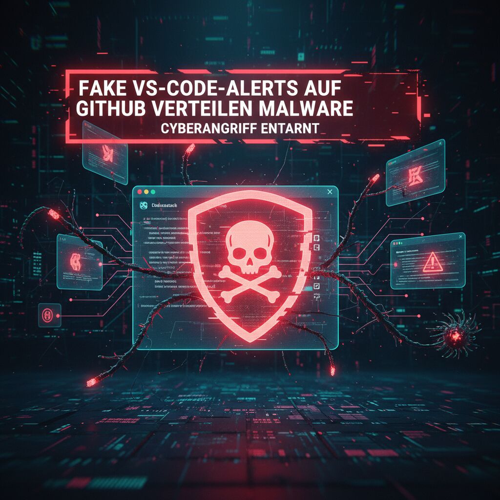 Fake VS-Code-Alerts auf GitHub verteilen Malware