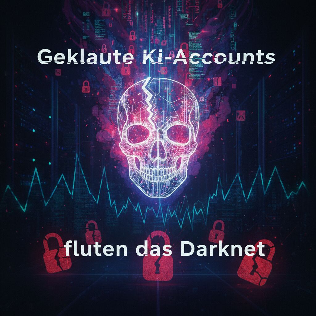 Geklaute KI-Accounts fluten das Darknet