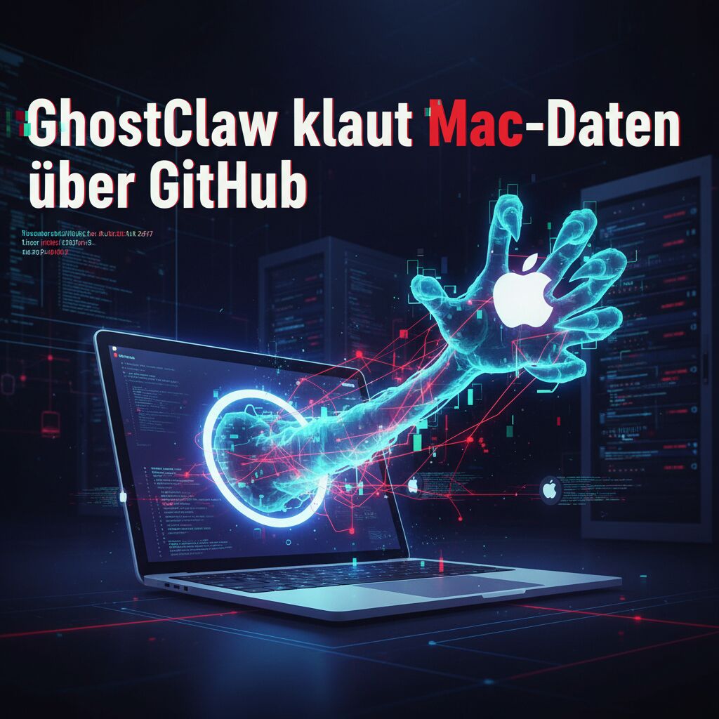 GhostClaw klaut Mac-Daten über GitHub