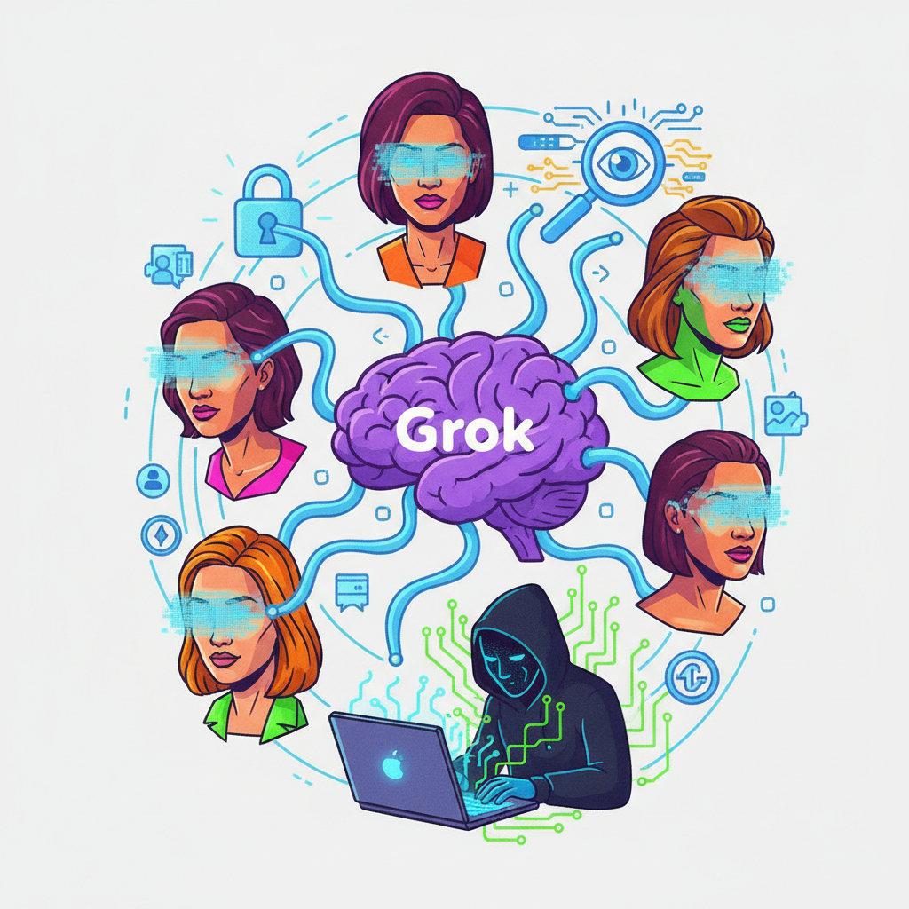 Grok hostet Nackt-Deepfakes prominenter Frauen