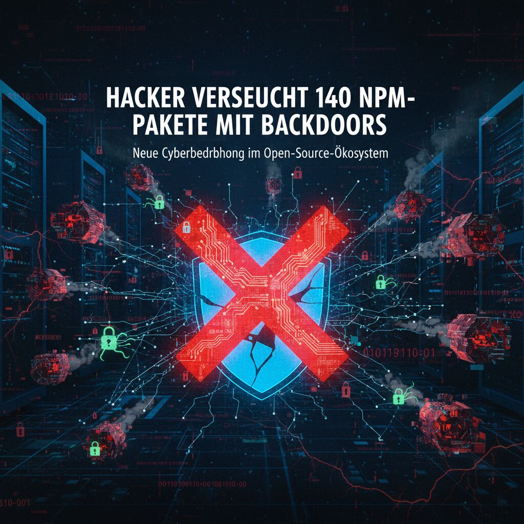 Hacker verseucht 140 NPM-Pakete mit Backdoors