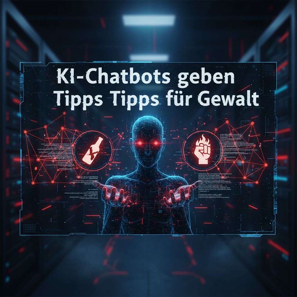 KI-Chatbots geben Tipps für Gewalt