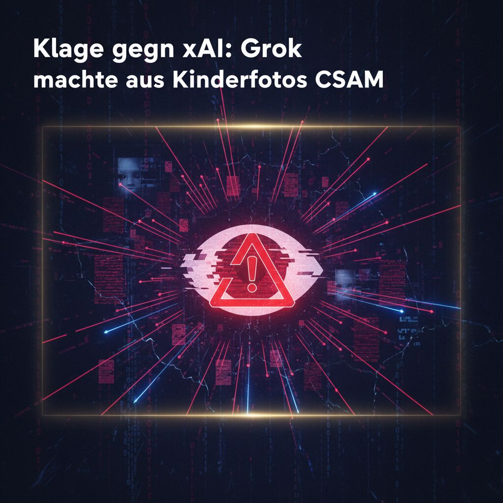 Klage gegen xAI: Grok machte aus Kinderfotos CSAM