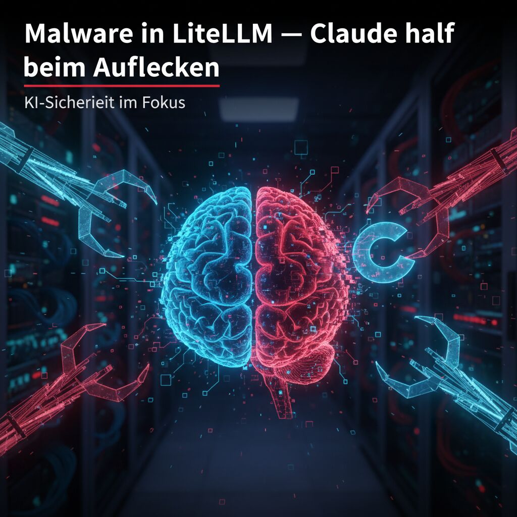 Malware in LiteLLM — Claude half beim Aufdecken