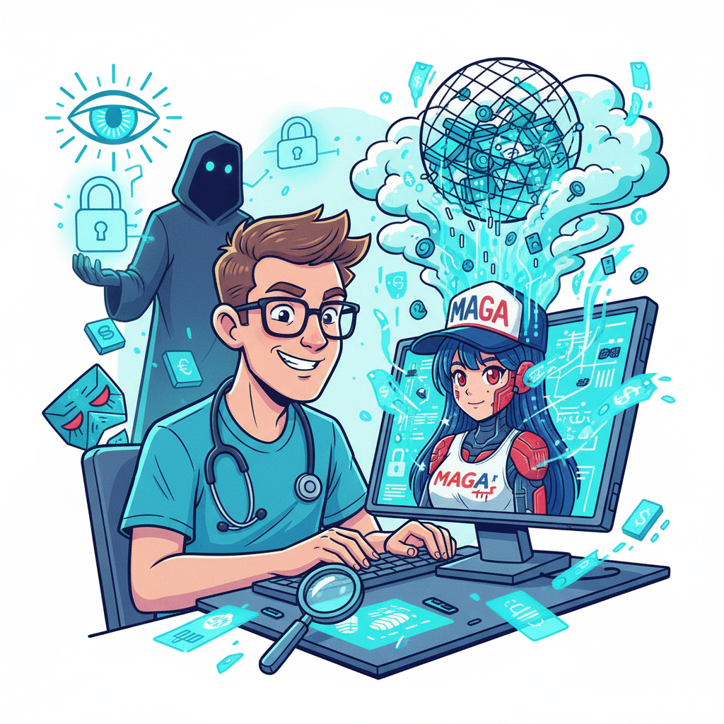 Medizinstudent verdient Tausende mit KI-MAGA-Girl