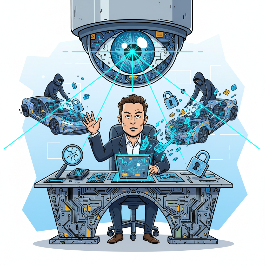 Musk gibt unter Eid Modell-Klau zu