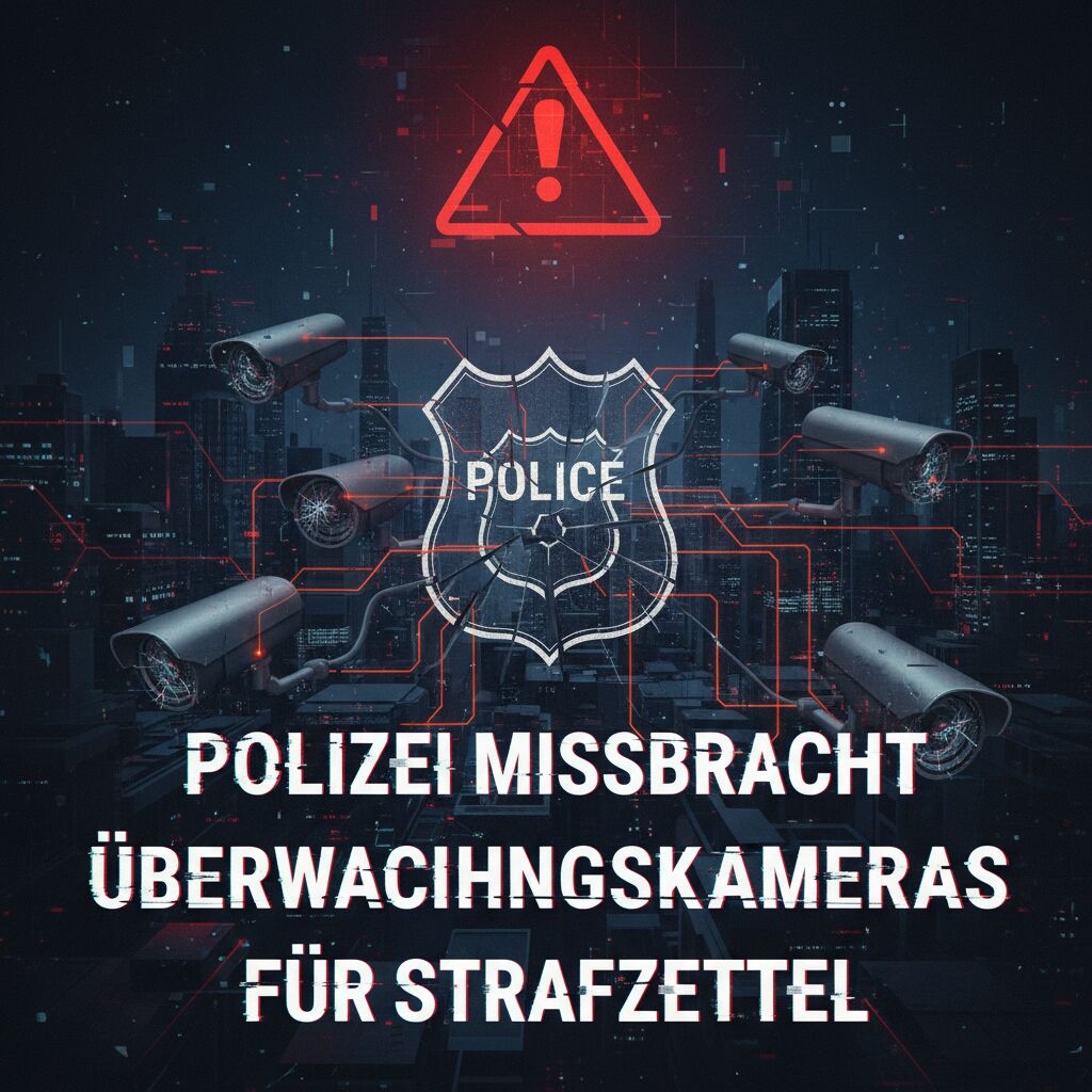 Polizei missbraucht Überwachungskameras für Strafzettel
