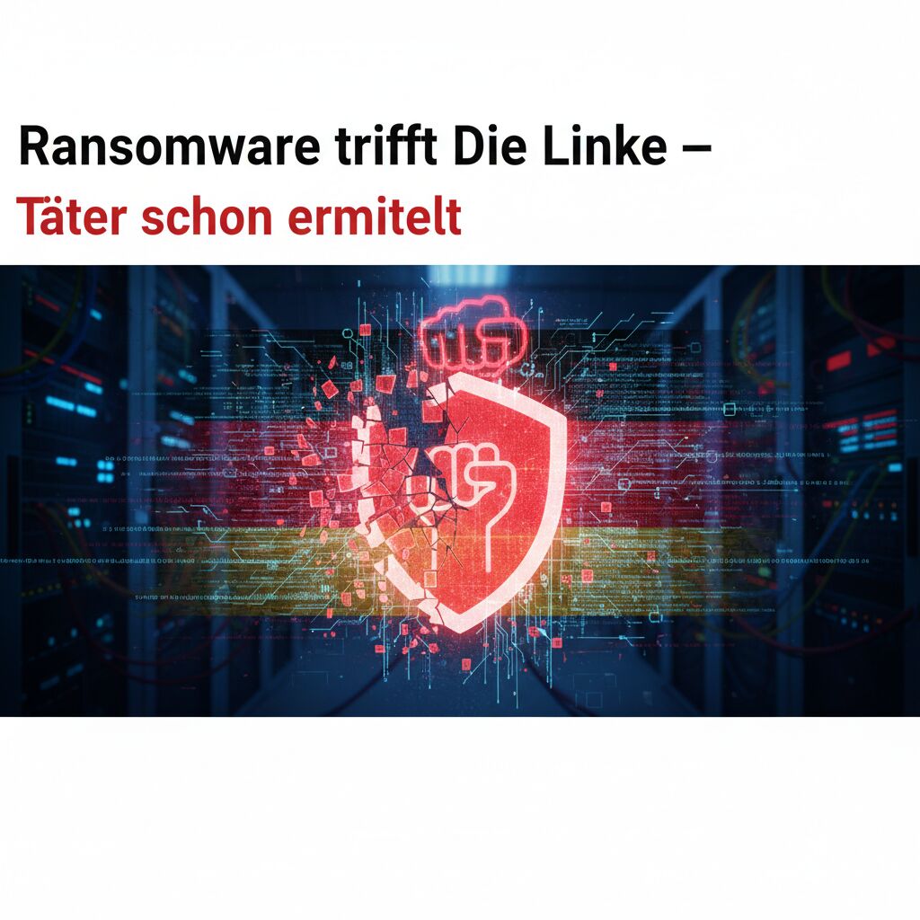 Ransomware trifft Die Linke — Täter schon ermittelt