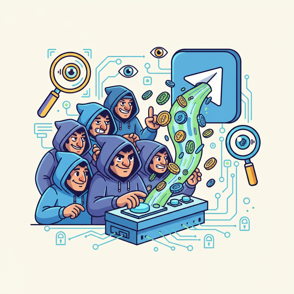 Telegram-Gangs waschen Millionen per Knopfdruck