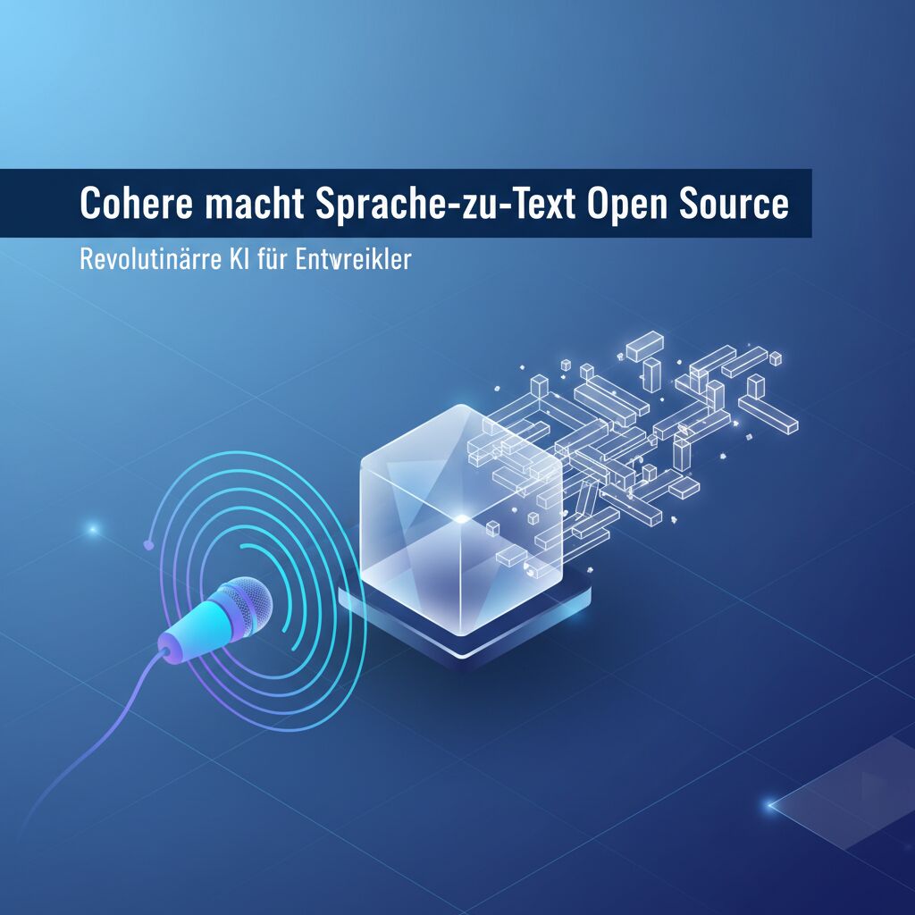 Cohere macht Sprache-zu-Text Open Source