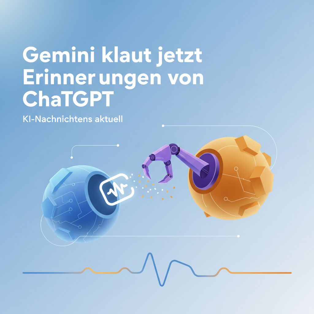 Gemini klaut jetzt Erinnerungen von ChatGPT