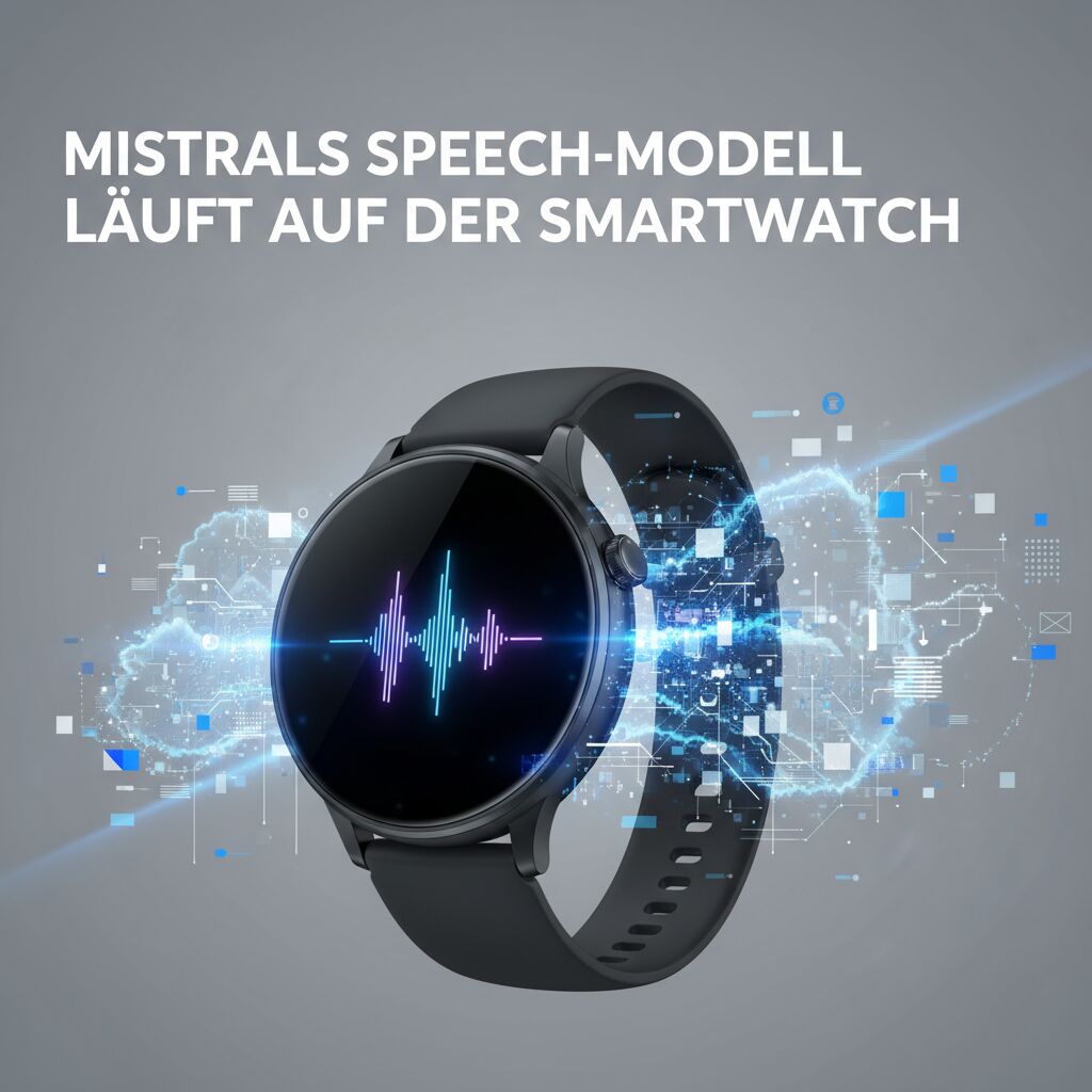 Mistrals Speech-Modell läuft auf der Smartwatch